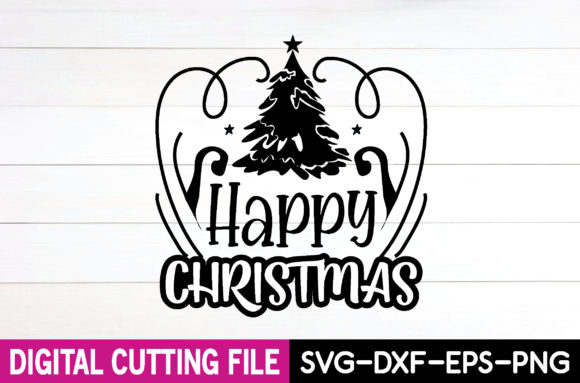 Happy Christmas Svg Graphics and T-Shirt Designs Review