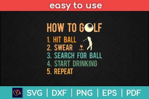 How to Golf Funny Svg File: A Designer's Take on Graphics and Print Templates