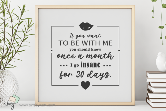 Insane Woman Funny Quote for Women s Day Graphics