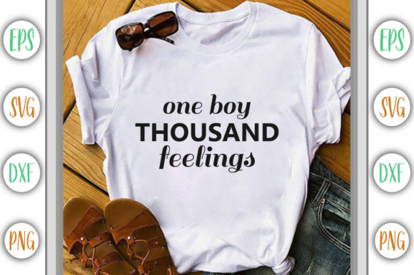 One Boy – Thousand Feelings: Graphics for T-Shirt Designs